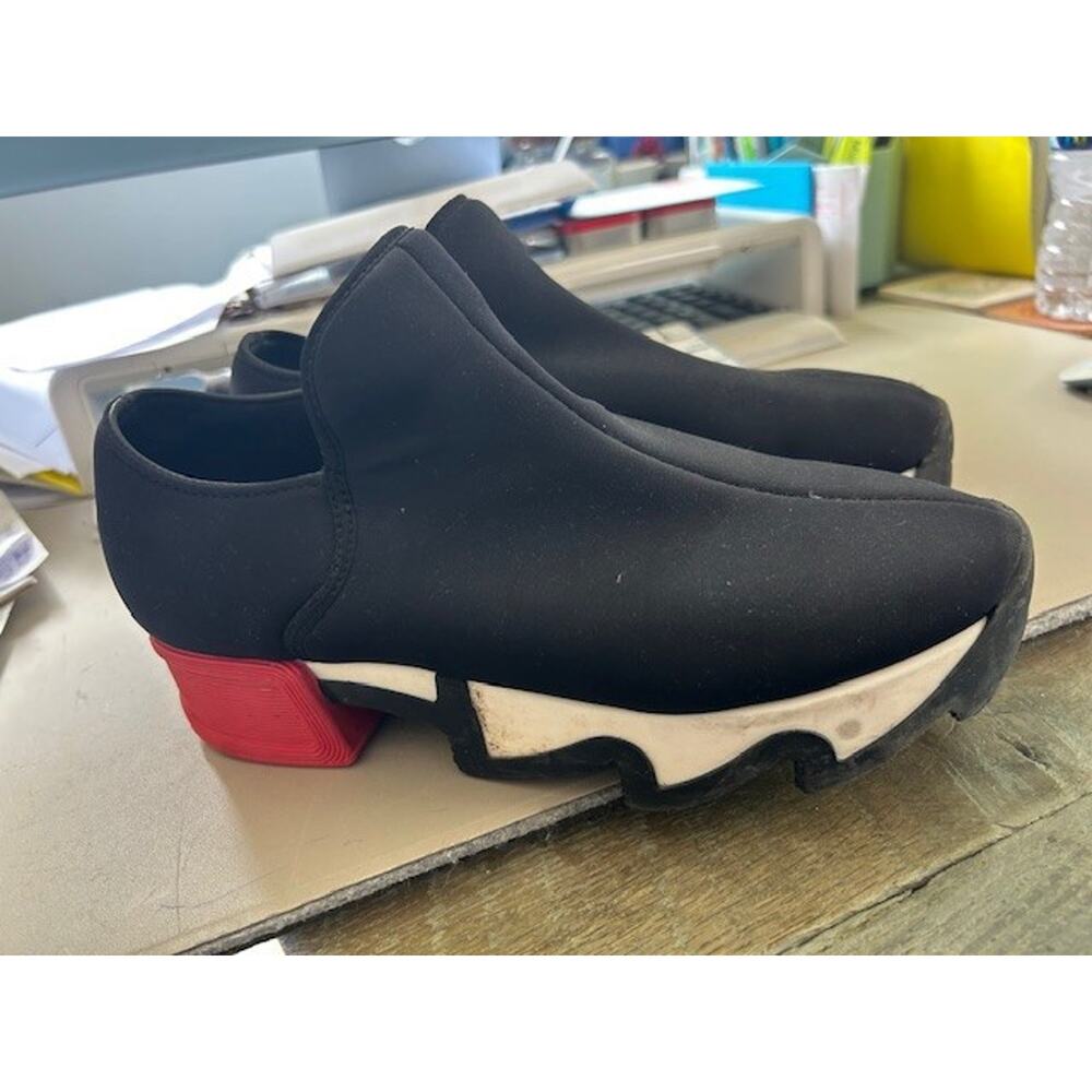 iRi NYC Neoprene Loafer Platform Womens Shoes Black Size 8